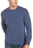 Red Moon Men's 100% Cashmere Crew Neck Long Sleeve Pullover Sweater