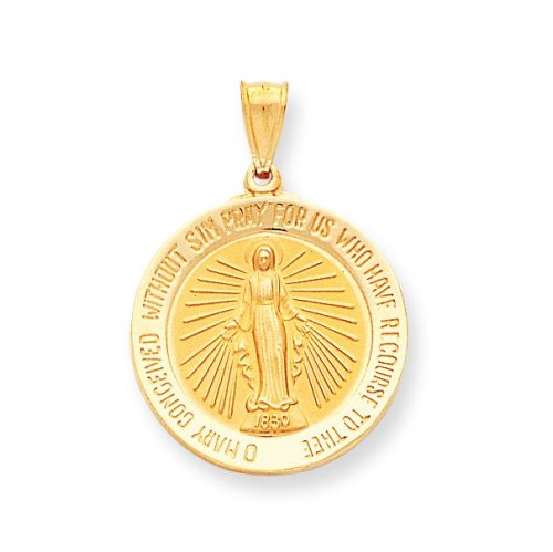 14k Miraculous Medal Pendant