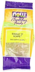 Now Foods Vcaps '0' Empty Capsules, 300-Count