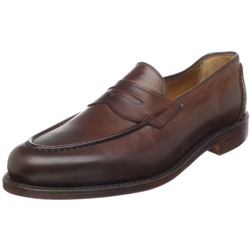 Ralph Lauren Men's Singleton Penny Loafer,Dark Brown,10.5 D