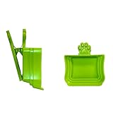 Portion Paw® The Perfect Portion Scoop and Bag Clip in One for Pet Food 3 Cup Sizes in 1 For ANY SIZE Dog or Cat to Stay Healthy BPA Free Green Perfect Gift for a Puppy