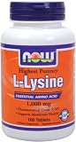 NOW Foods L-Lysine 1000mg, 100 Tablets
