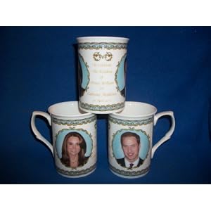 Prince William and Kate Middleton Bone China Wedding Mug