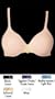 Bali Concealers Beautiful Underwire Bra, 38B, Black / Cream
