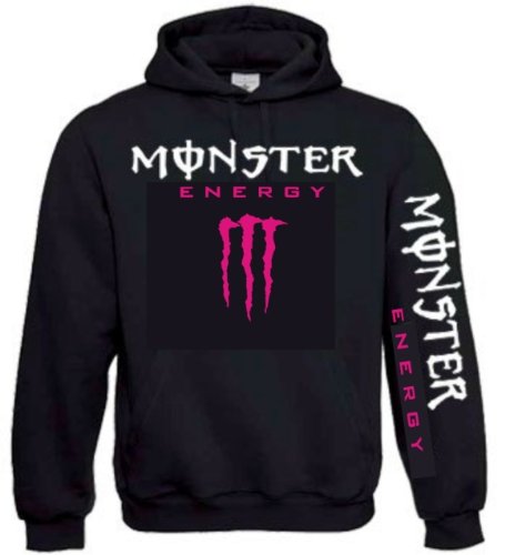 pink monster energy hoodie
