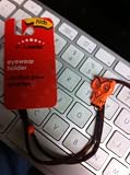 Kids Pals orange Owl eyewear eyeglass holder cord