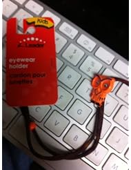 Kids Pals orange Owl eyewear eyeglass holder cord by lunettes