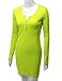 Doublju Womens Plus-size Longsleeve Casual Rib Cotton Knit Henley Dress
