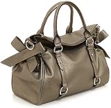 Extra-Large Madison Satchel - Champagne Grey or Black