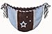 SISI Baby bedding - Blue Bear and Moon 15 PCS Crib Bedding