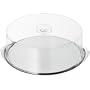 WMF 12-Inch Stainless Steel Cake Plate with Cover