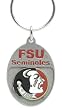 Florida State University Pewter Keychain NCAA