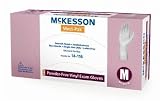 McKesson Medi-Pak PowderFree Vinyl Exam Glove NonSterile, Latex-Free, Medium - Box