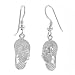 Sterling Silver Flip Flop Earrings