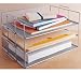Silver Mesh Stackable Paper Tray