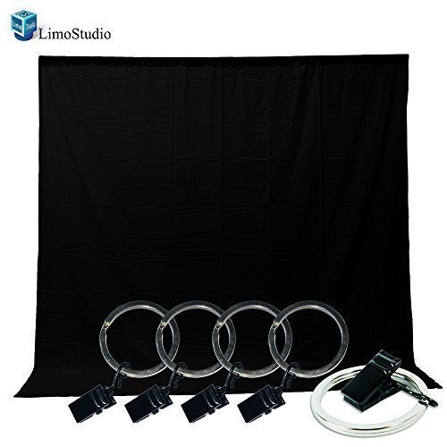 Limostudio photo video photography studio 5x10ft black …