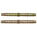 Dorman 800-012 Barbed Carbon Steel Fuel Line Union for 5/16 In. Nylon Fuel Lines, Pack of 2