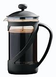 from Premier Housewares Premier Housewares 600 ml 19 x 13 x 9 cm Kenya Cafetiere, Black Model 0602329