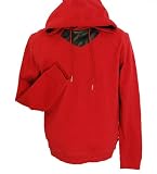 Sean John Men's Leather Neck Hoodie