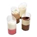 Gourmet Food : Classic Duo Collection (Double Chocolate, Cappuccino, Lemon-Rasp., Crème-Caramel) - 1 x 12 shot glasses