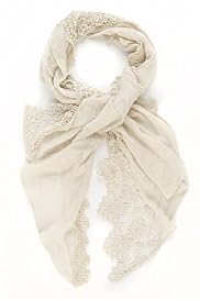 Lightweight Floral Lace Scarf