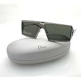 CHRISTIAN DIOR 'Troika' Sunglasses with Dark Smoke Lenses and Silver-tone Frames. Model CD YB7-SIL