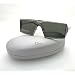 CHRISTIAN DIOR 'Troika' Sunglasses with Dark Smoke Lenses and Silver-tone Frames. Model CD YB7-SIL