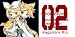 VOCALOID Cosplay 02 Kagamine Rin Tattoo Sticker x 2 *Free Ship
