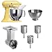 KitchenAid  687.022 Küchenmaschine Artisan gelb Sondermodell mit 3 tlg. Zubehör