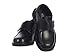 Lito Boys Matte Dress Shoes w/Velcro Strap Black