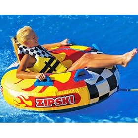 SportsStuff Zip Ski- Yellow/ Red by Sportsstuff