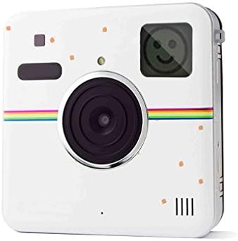 Mypolaroid [socialmatic case][POLAROID SOCIALMATIC CASE] [Perfect fit][new]Front Plate CASE for Polaroid Socialmatic Camera-- white bottom and orange spots