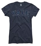 Yale Bulldogs Women's Heather Navy Tradition Ring Spun T-Shirt