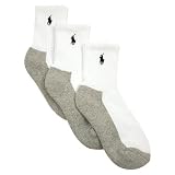 Polo Ralph Lauren boys Grey Sole crew socks 3pairs