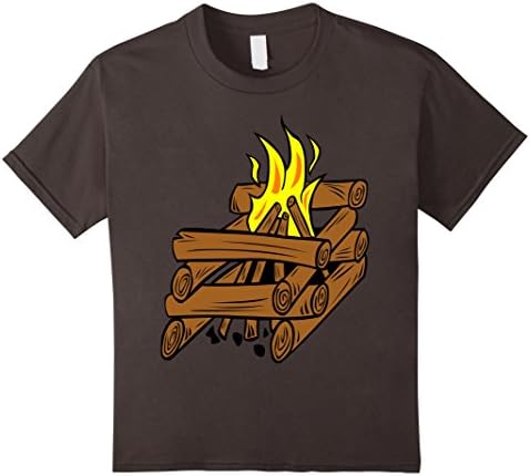 Kids Fire Tee For Scouts Cool Fire T-shirt For Scout 4 Asphalt