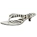 Naughty Monkey Women's Manny Thong,Zebra,8.5 M