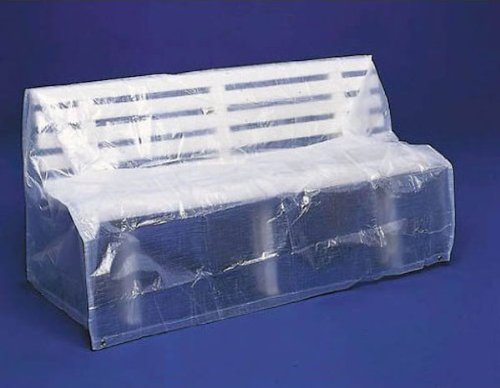 Schutzhülle Abdeckhaube Hülle für Gartenbank 160 cm transparent
