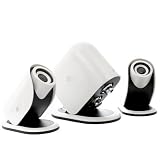 Active Amplified 2.1 MultiMedia Speaker System for iPhone and iPod - with 20W RMS Power and Sound Balance Technology ***Includes MicroFiber Cleaning Cloth