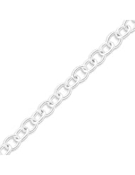 Sterling Silver 8.75 Inch Polished Fancy Link Toggle Bracelet - 8.75 Inch