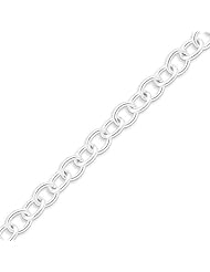 Sterling Silver 7.75 Inch Polished Fancy Link Toggle Bracelet - 7.75 Inch