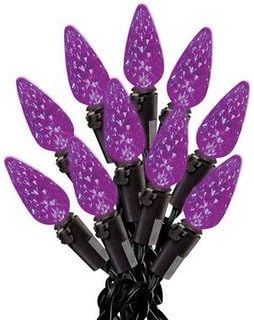 Purple LED C3 50-Light Set for Indoor/Outdoor Use