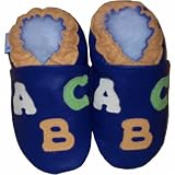 Blue ABCs Leather Bootie by Lil Jo's