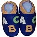 Blue ABCs Leather Bootie Image