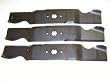 Set of 3, Made in USA Blades to Replace MTD 742-0677, 942-0677 Blades, 54" Decks.