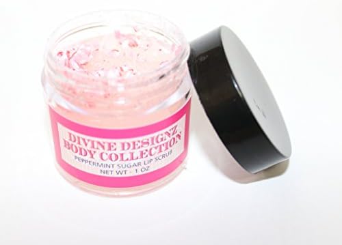Exfoliating All Natural Peppermint Sugar Lip Scrub 1 Oz (Peppermint)