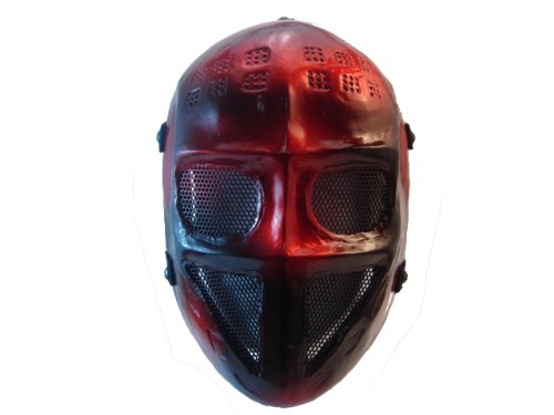 Army Of Two Style Red And Black Airsoft Mask