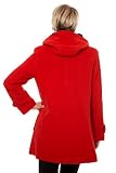 De La Creme - Manteau d'Hiver Rembourré en Laine - pour Femme - Noir