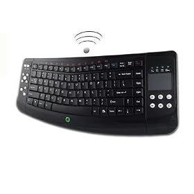2.4 Ghz Slimtouch Ergo Wireless Kyb 2-BTN Touchpad On Side Hot Keys