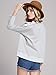 Sheinside Women's Long Sleeve Unicorn Rainbow Print Sweatshirt