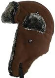 Klondike Sterling Youth Polar Fleece Faux Fur Trooper Hat Trapper Cap